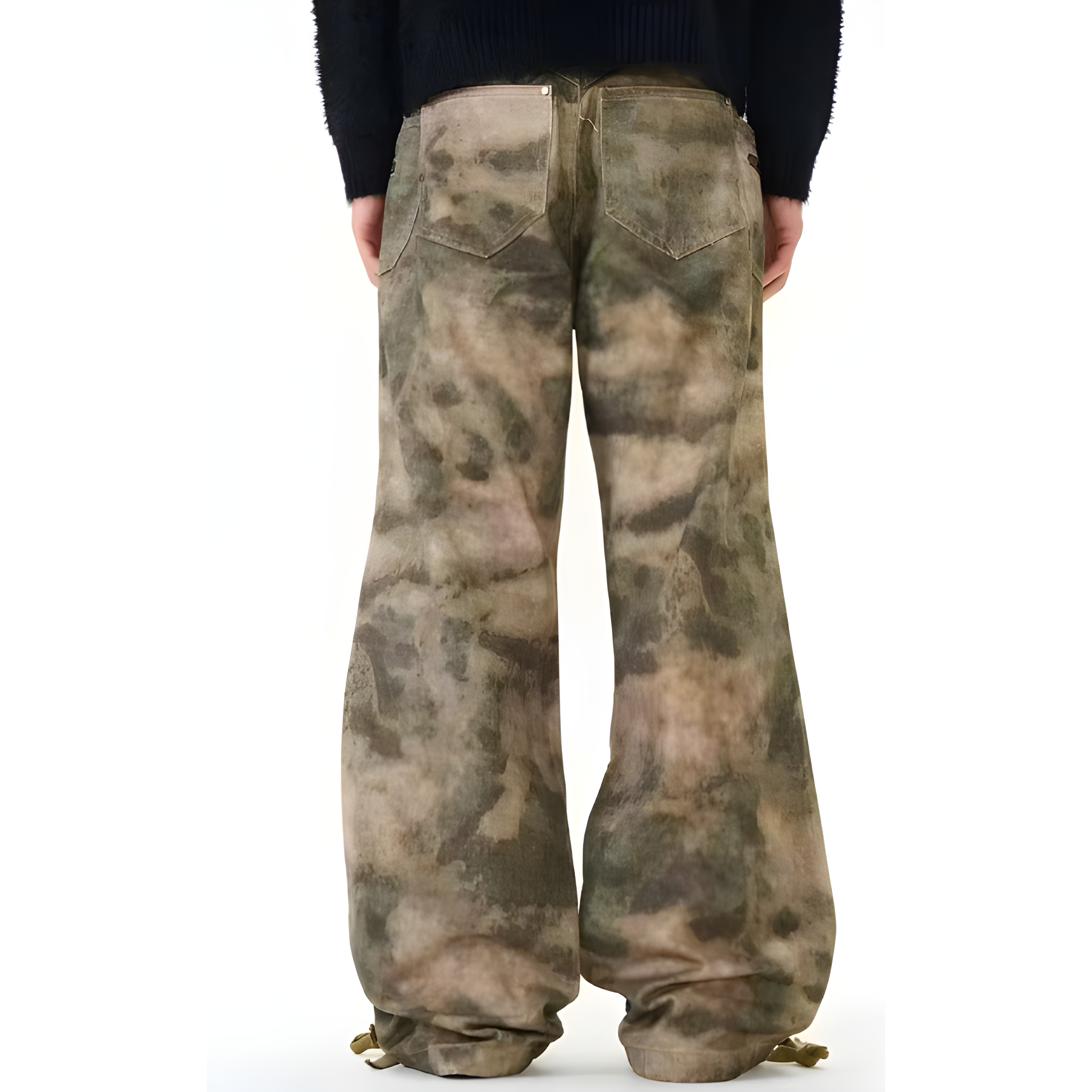 "Flirya"- Baggy Pants - Retro Camo