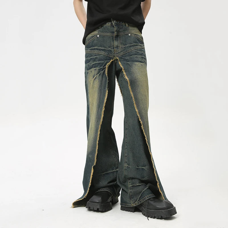 "Draval" - Relaxed Fit Jeans - Washed & Destroy