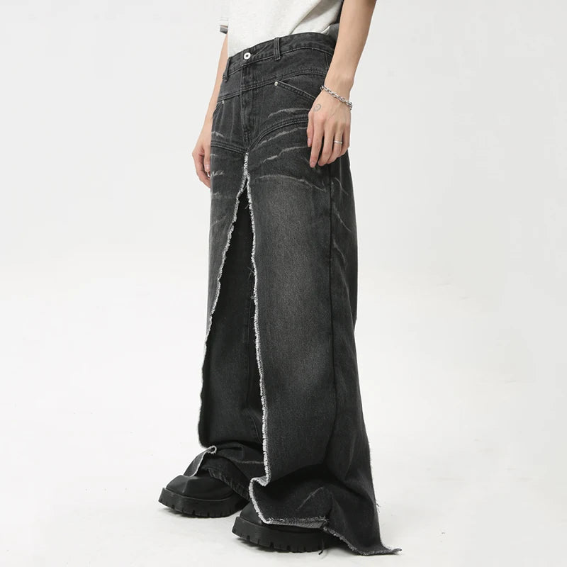 "Draval" - Relaxed Fit Jeans - Washed & Destroy