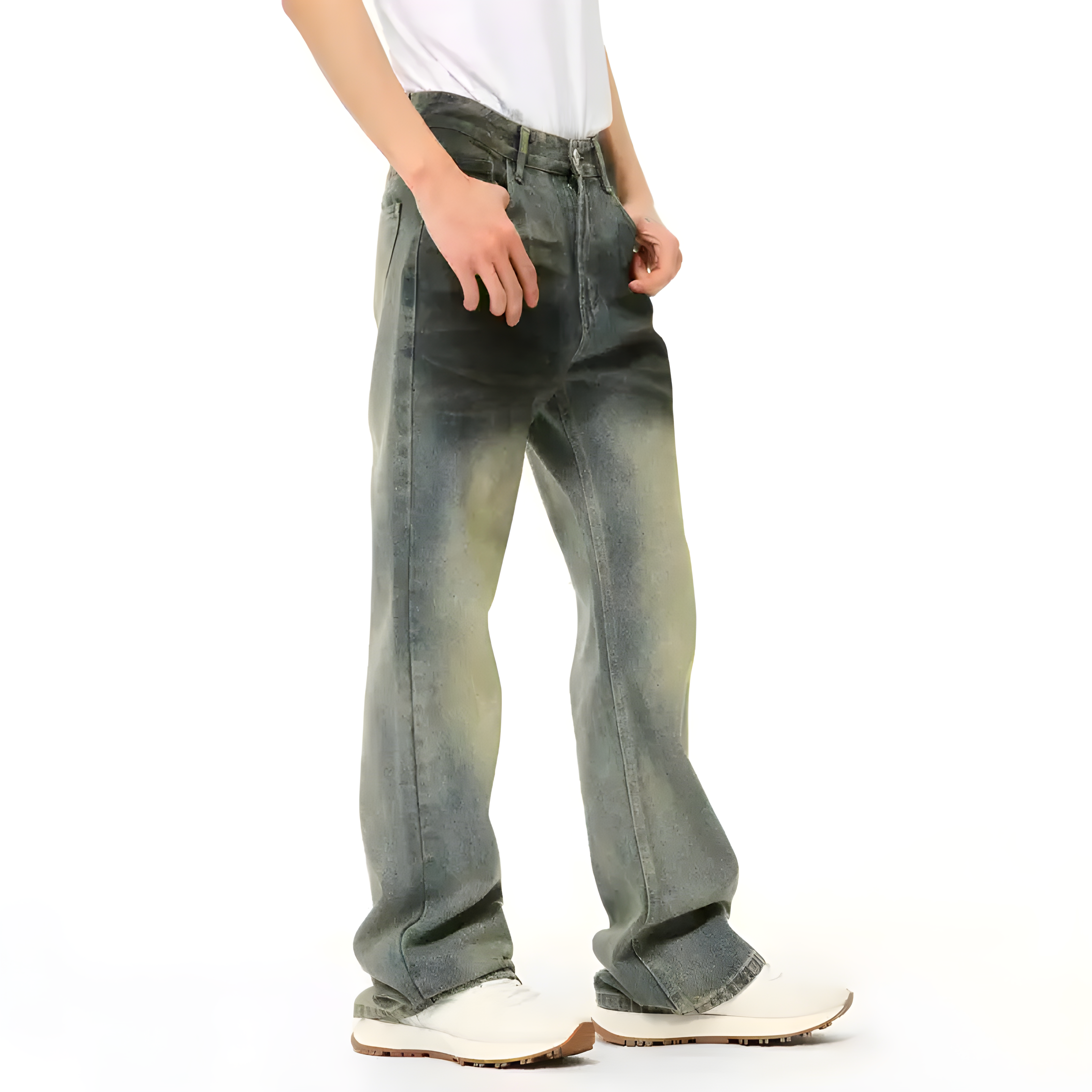 "Nexium" - Regular Jeans - Washed Denim