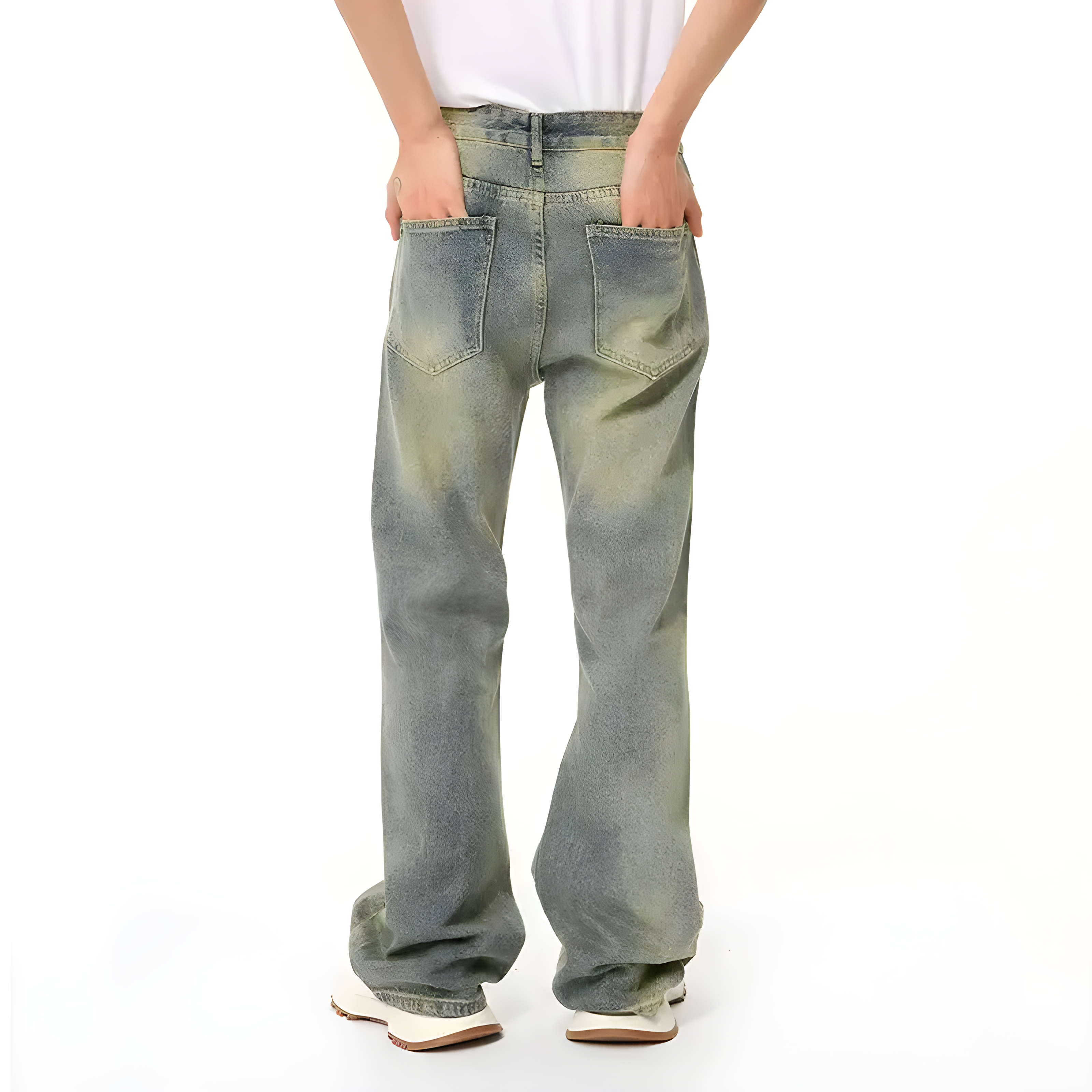 "Nexium" - Regular Jeans - Washed Denim