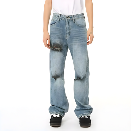 "Pyrixis" - Regular Jeans - Classic Destroy Jeans