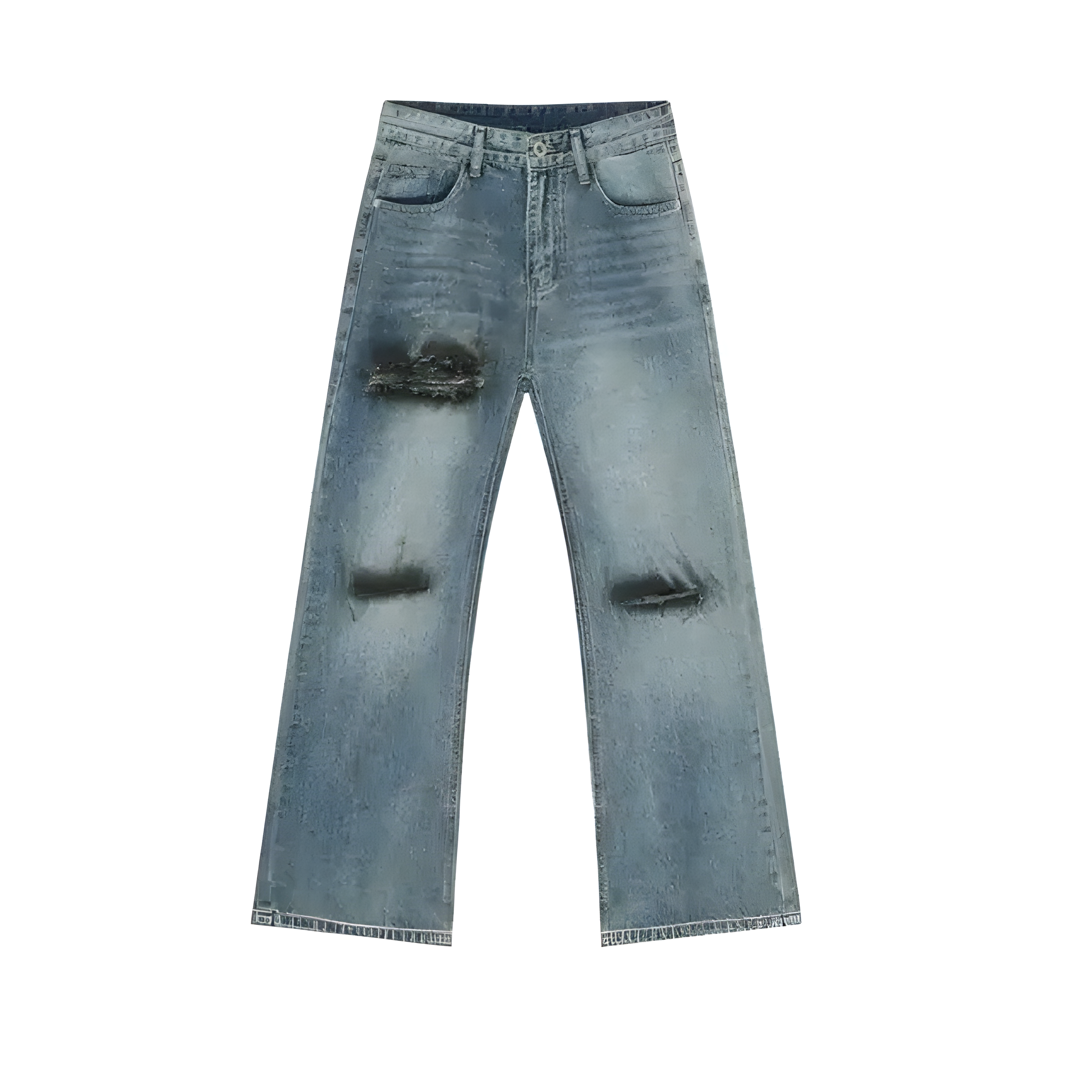 "Pyrixis" - Regular Jeans - Classic Destroy Jeans