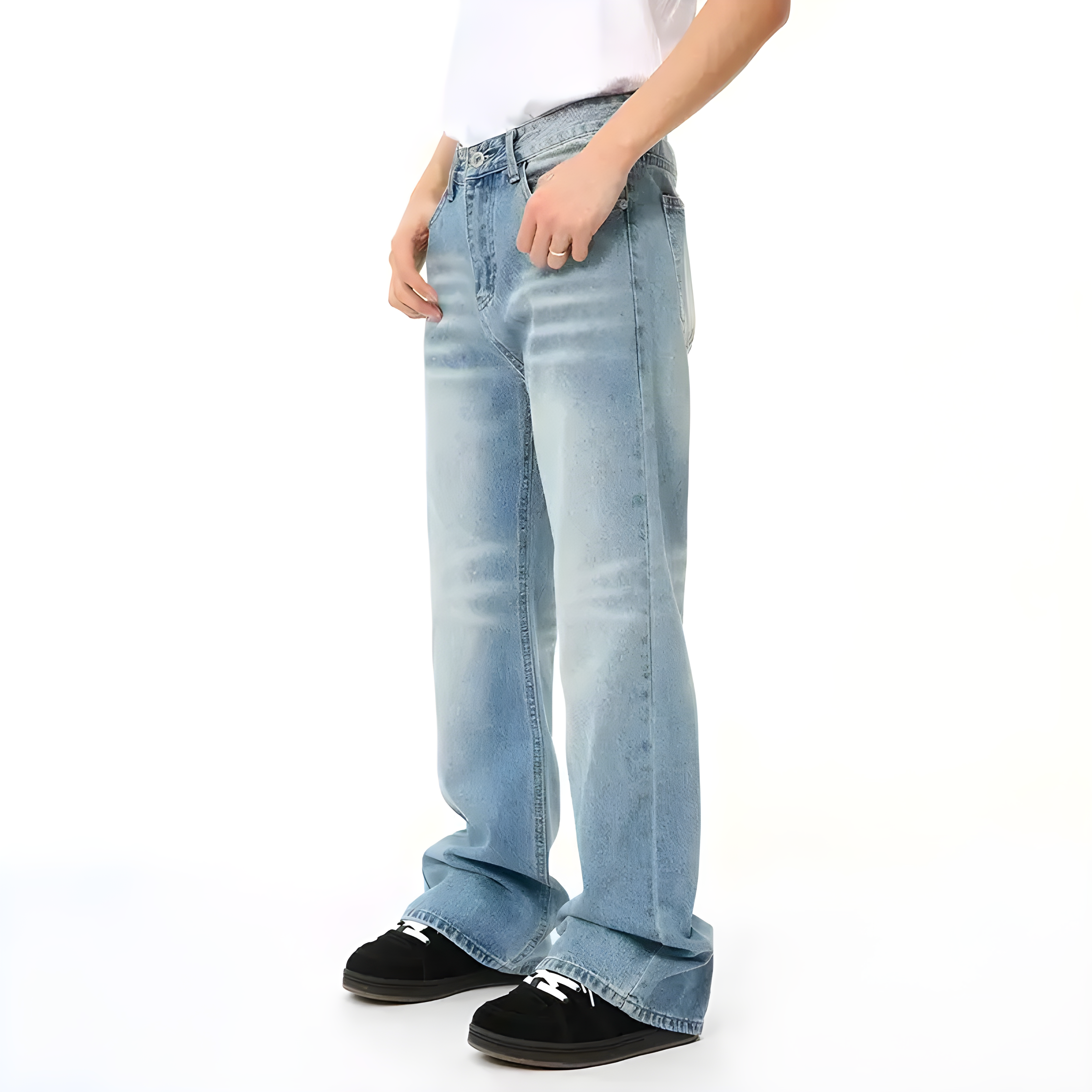 "Tylora" - Relaxed Fit Jeans - Classic Denim