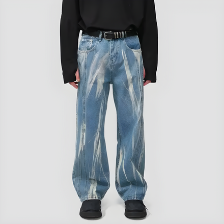 "Aeloria" - Regular Jeans - Gradient Denim