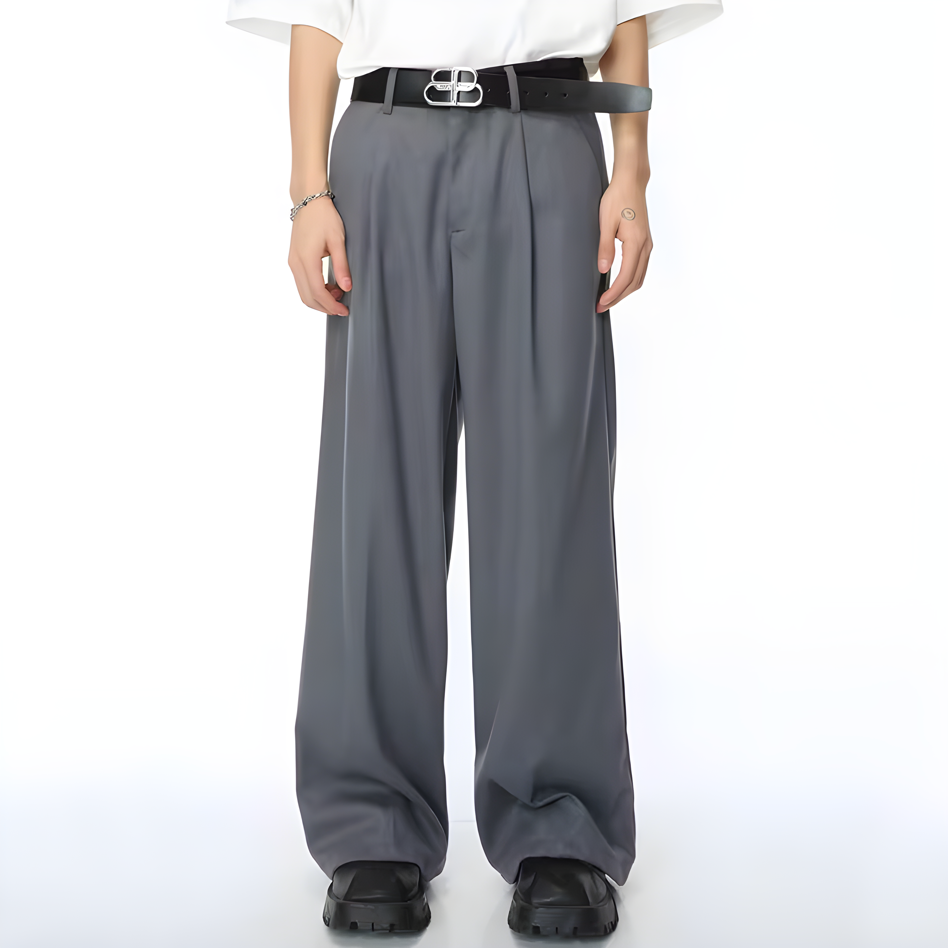 "Axyra" - Relaxed Fit Pant - Classic Suit Pant