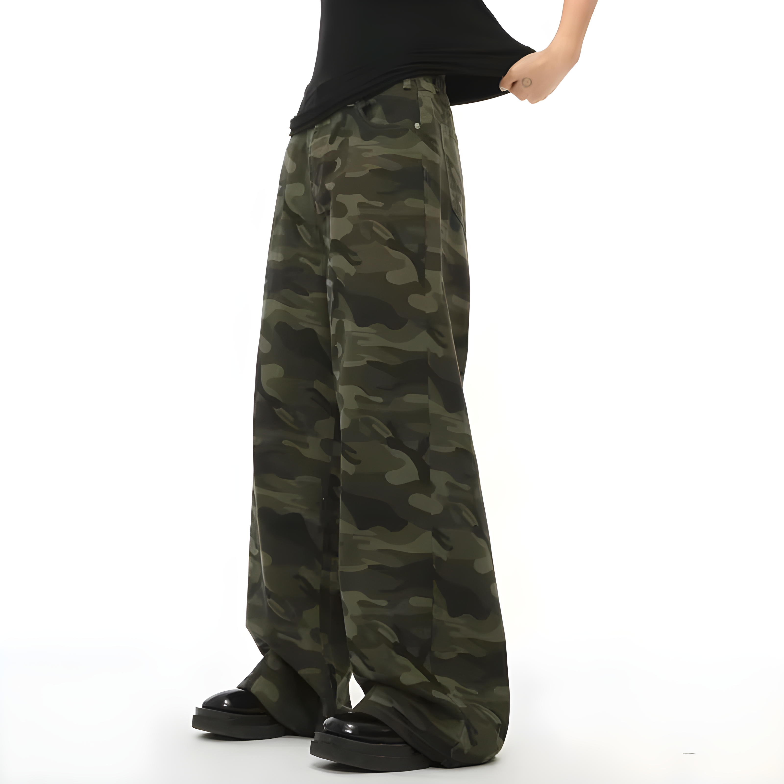 "Cynexis" - Baggy Jeans - Camo