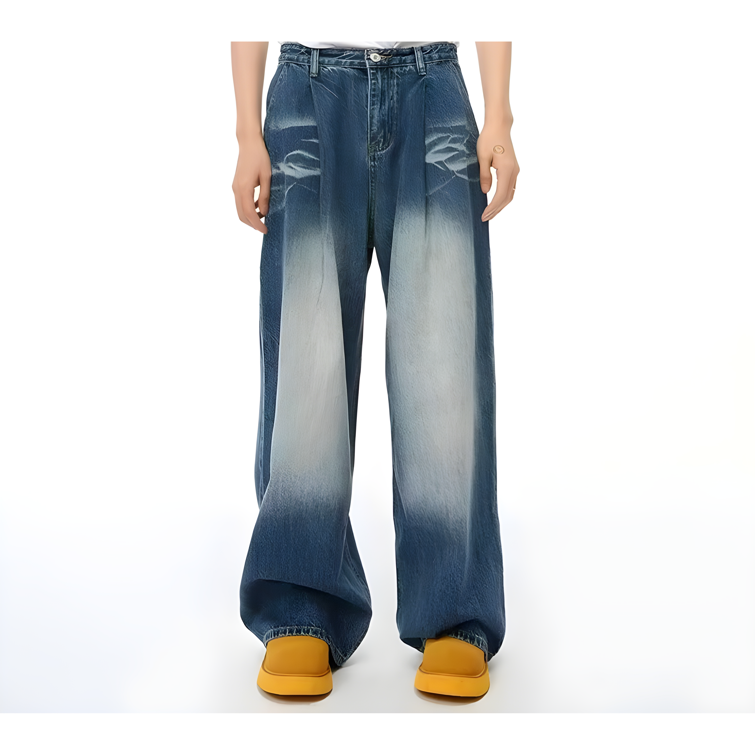 "Clorix" - Baggy Jeans - Classic Washed Denim