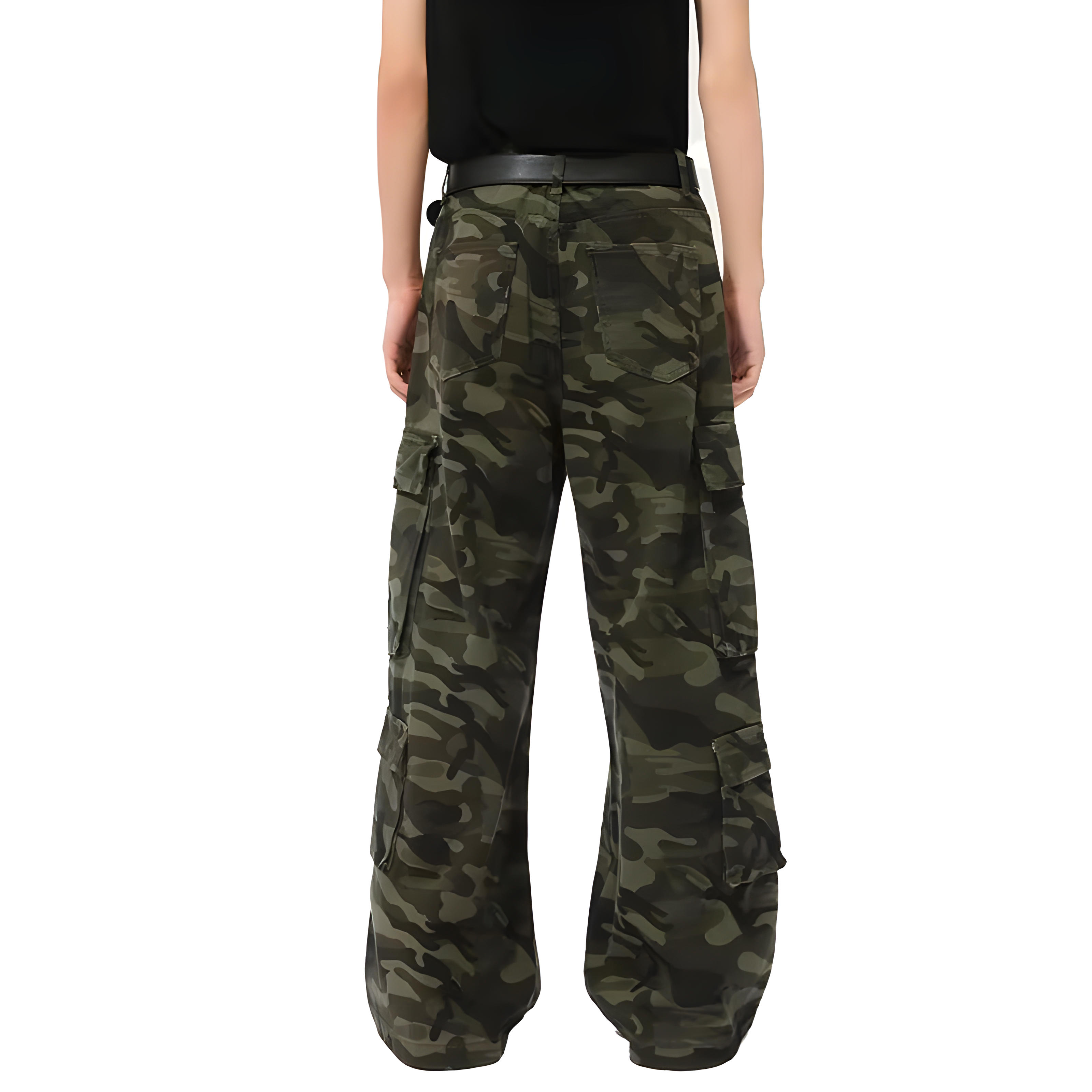 "Rylona" - Baggy Jeans - Baggy Camo