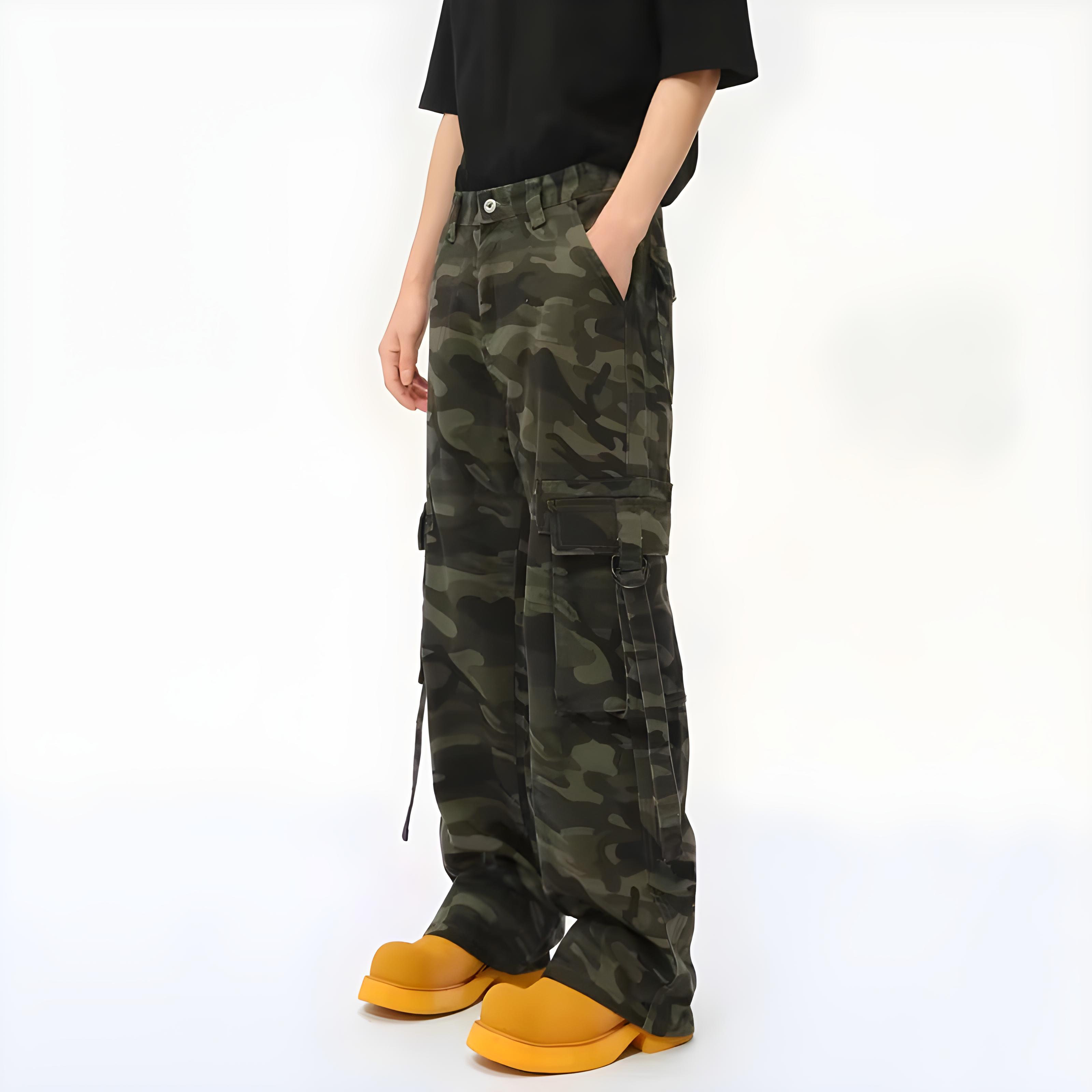 "Cyvrix" - Relaxed Fit Pant - Camo Cargo