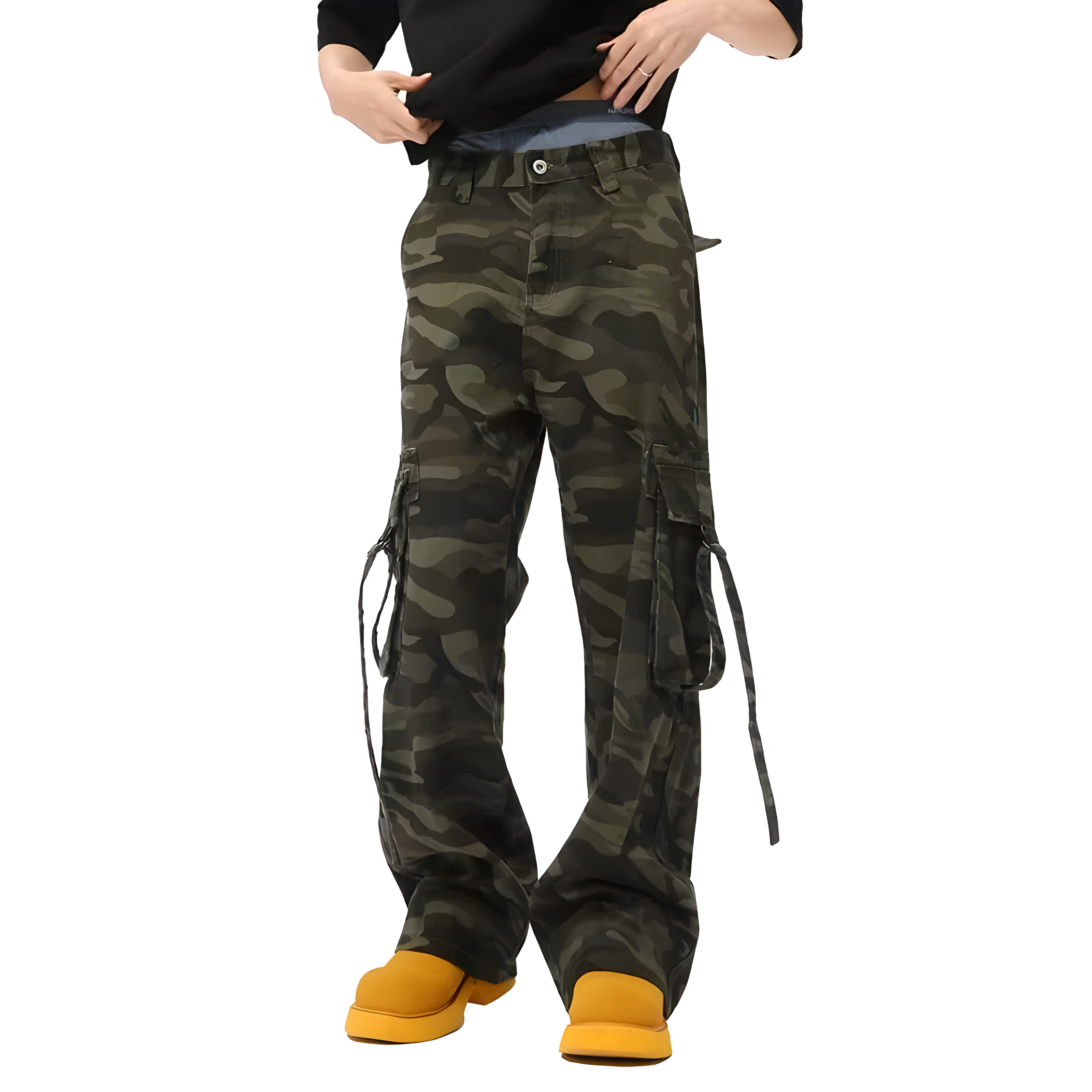 "Cyvrix" - Relaxed Fit Pant - Camo Cargo