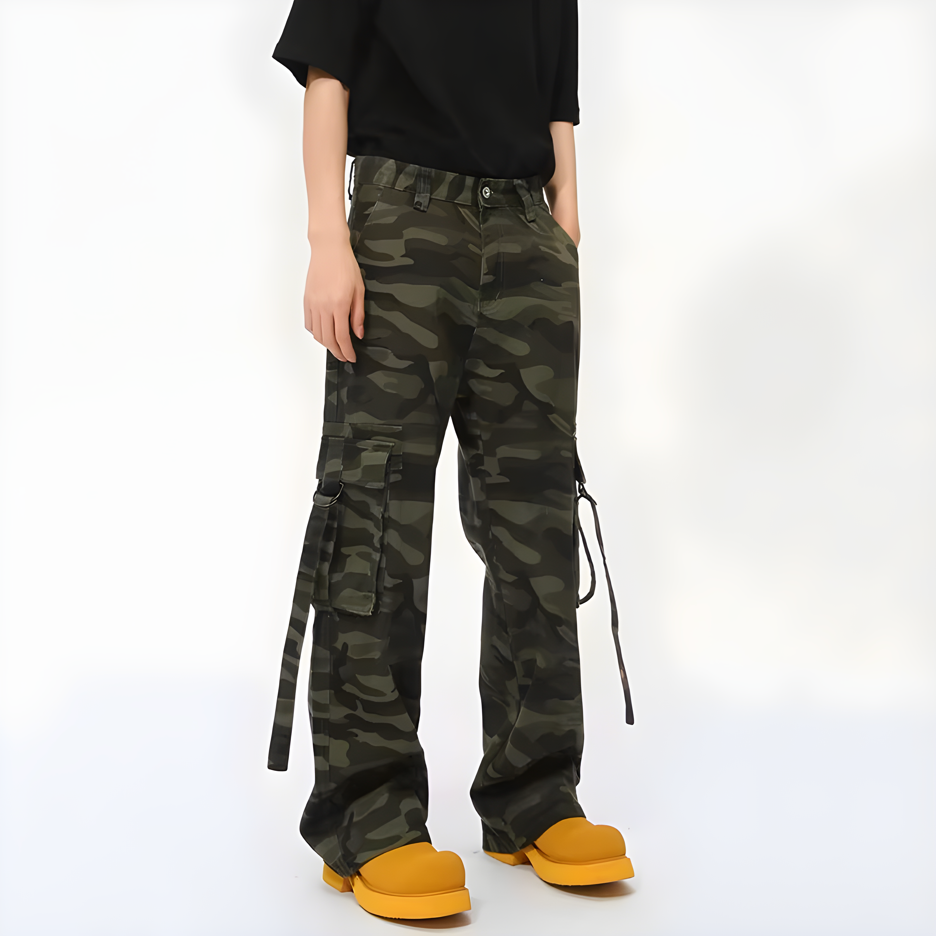 "Cyvrix" - Relaxed Fit Pant - Camo Cargo