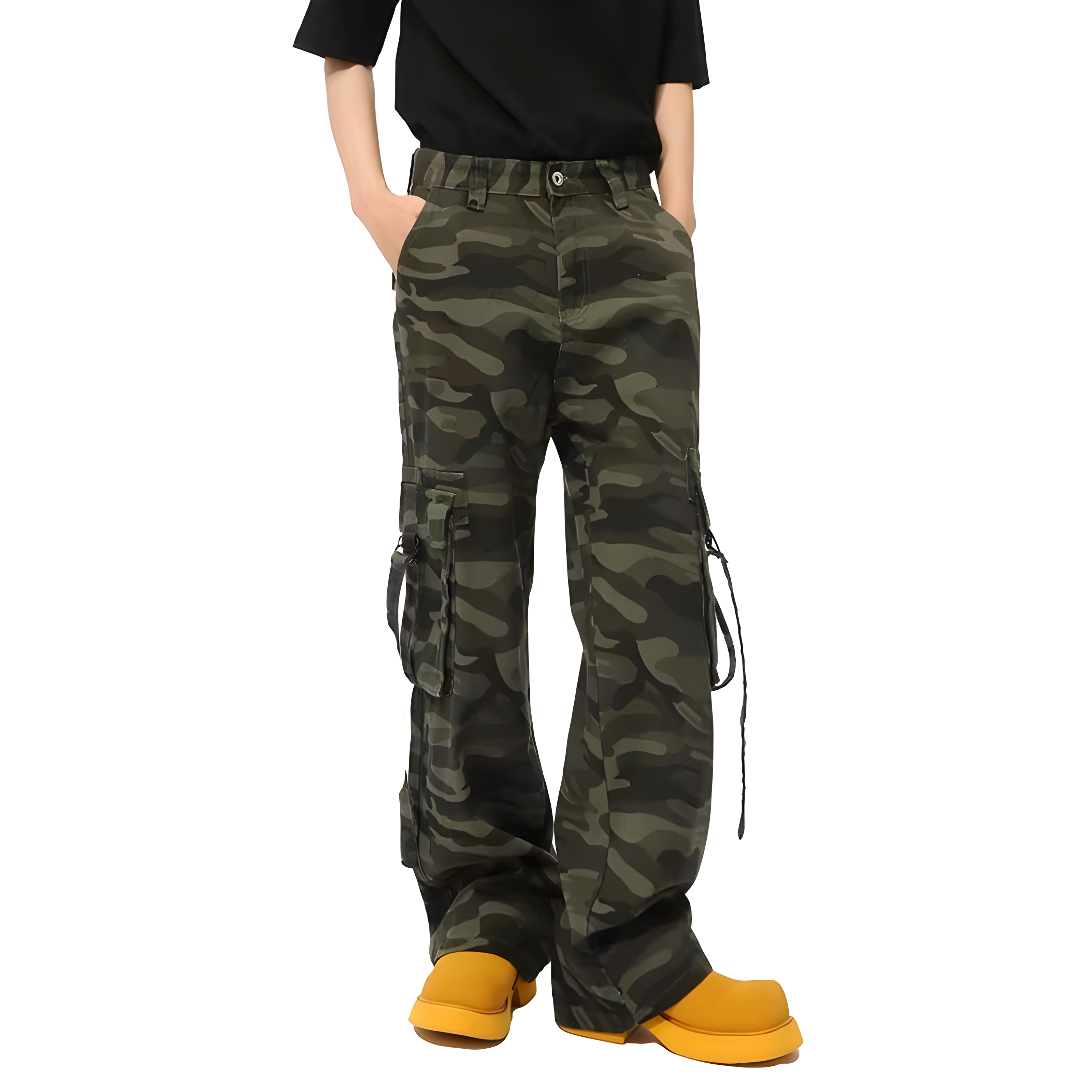 "Cyvrix" - Relaxed Fit Pant - Camo Cargo