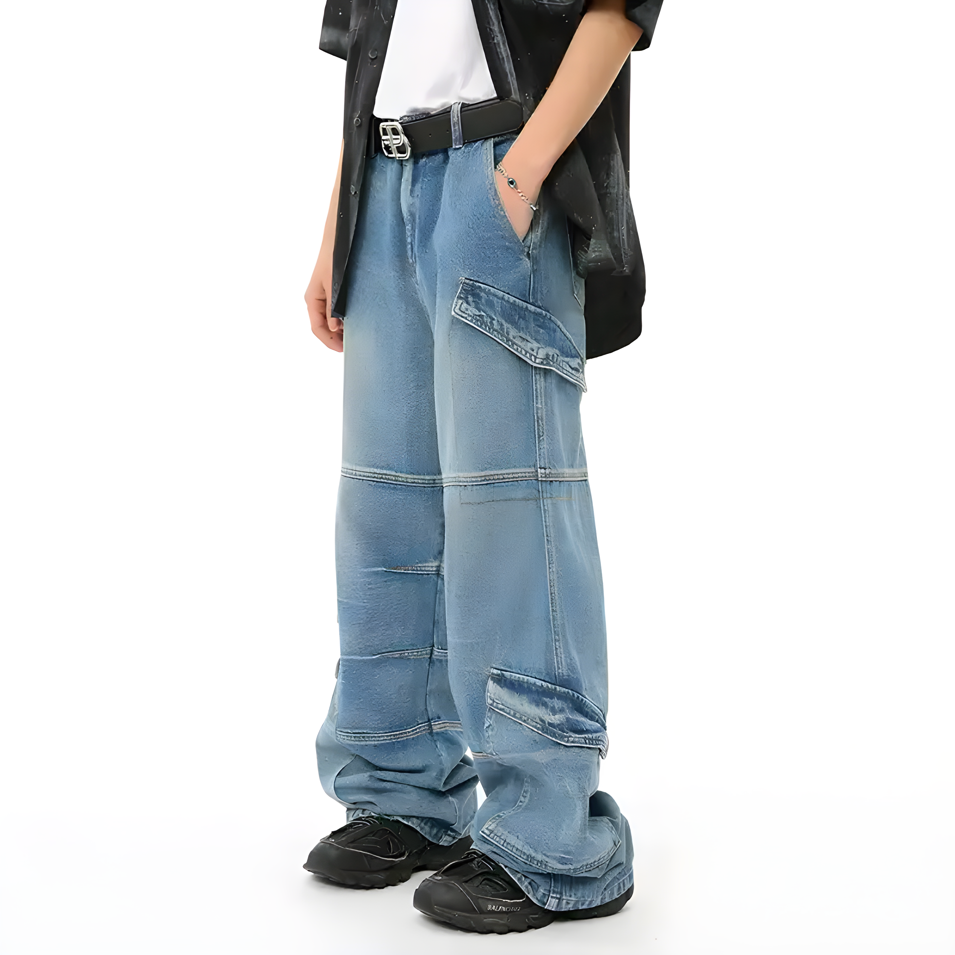 "Quorixa" - Baggy Jeans - Cargo