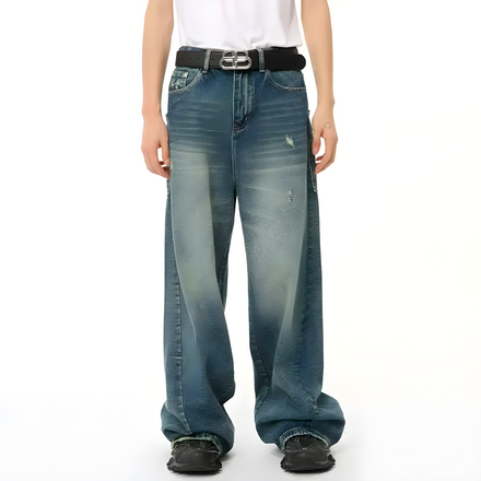 "Xyloz" - Baggy Jeans - Classic Denim