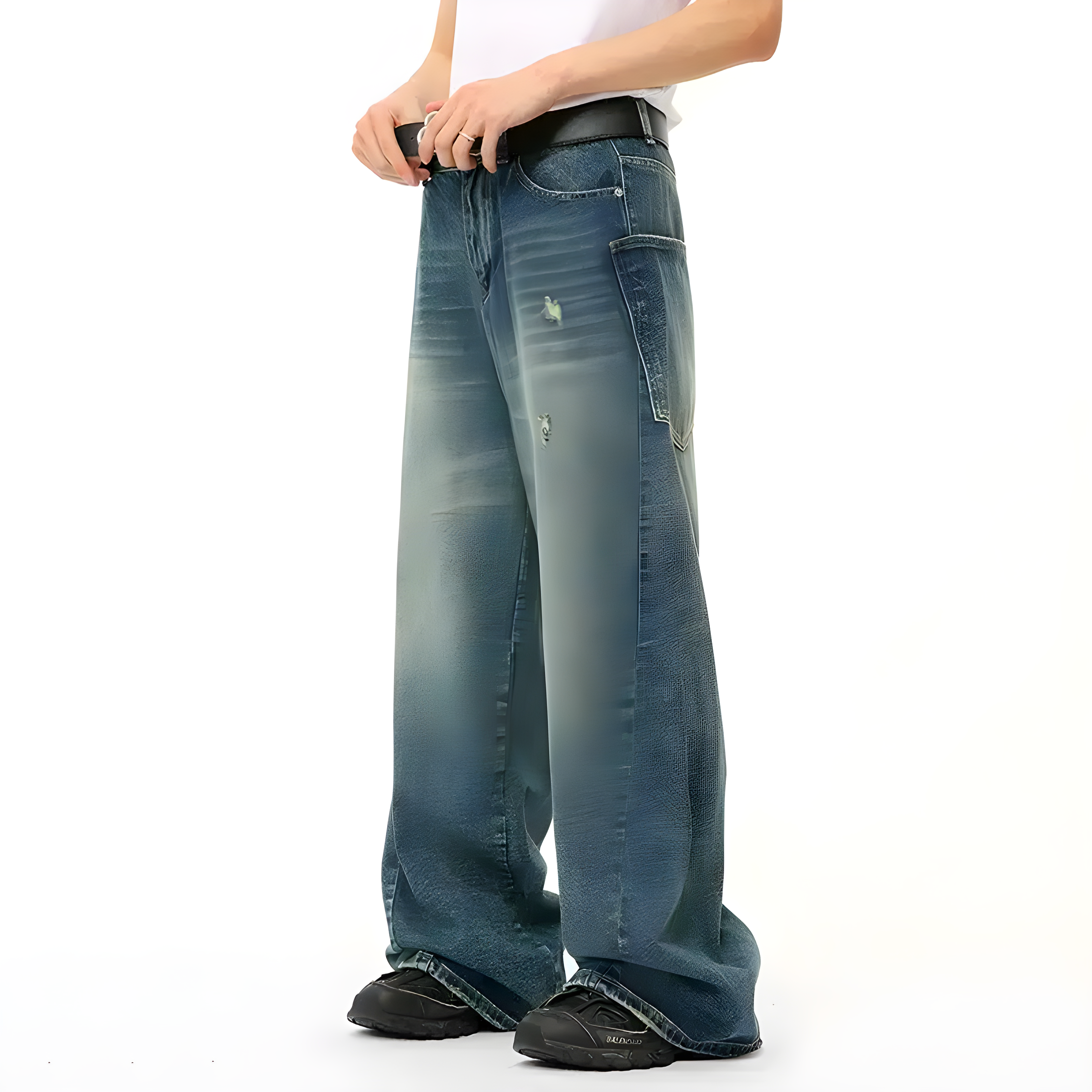 "Xyloz" - Baggy Jeans - Classic Denim